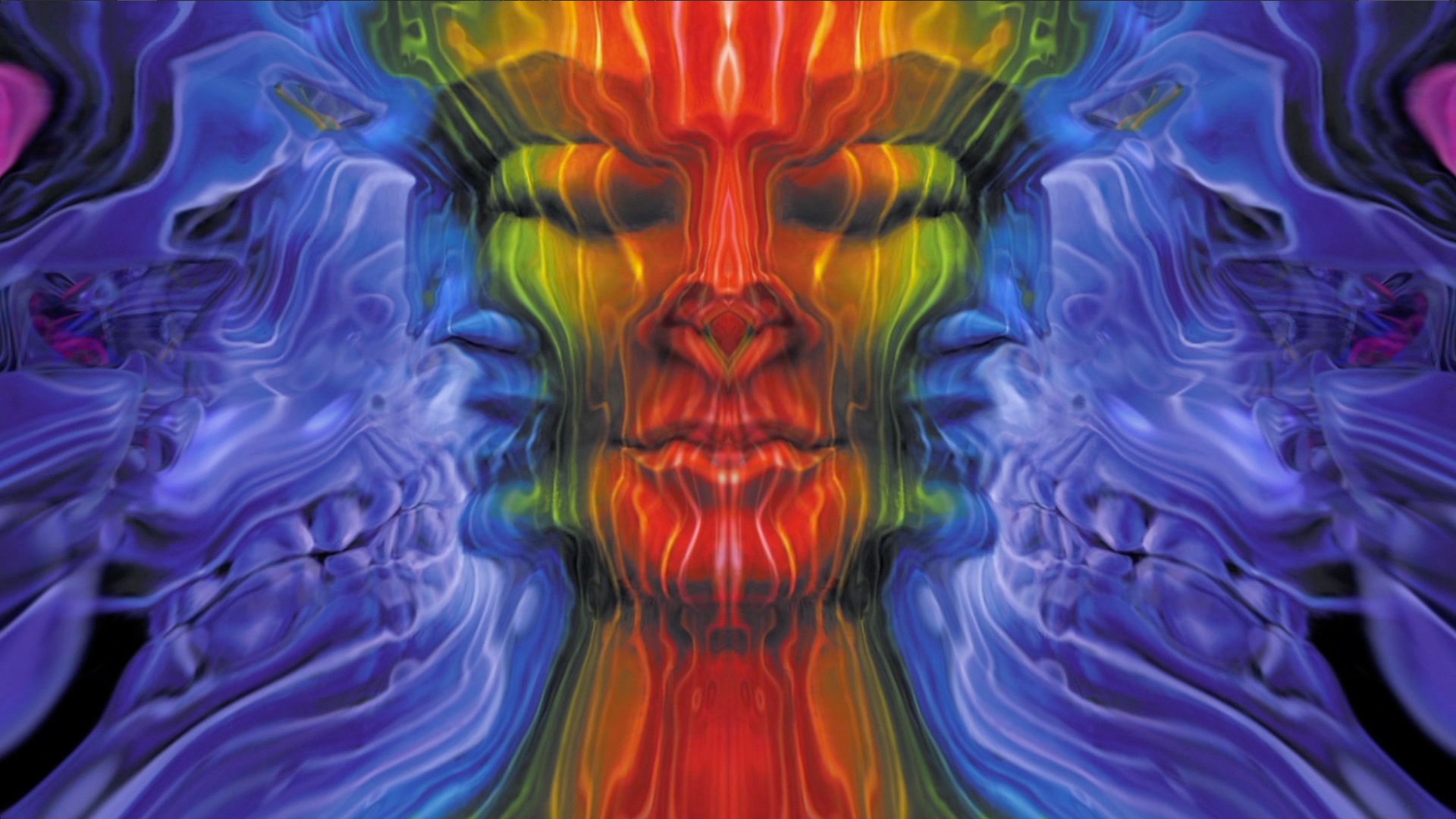Visuals with Alex Grey Paintings